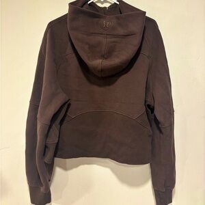 LULULEMON 1/2 zip scuba in brown